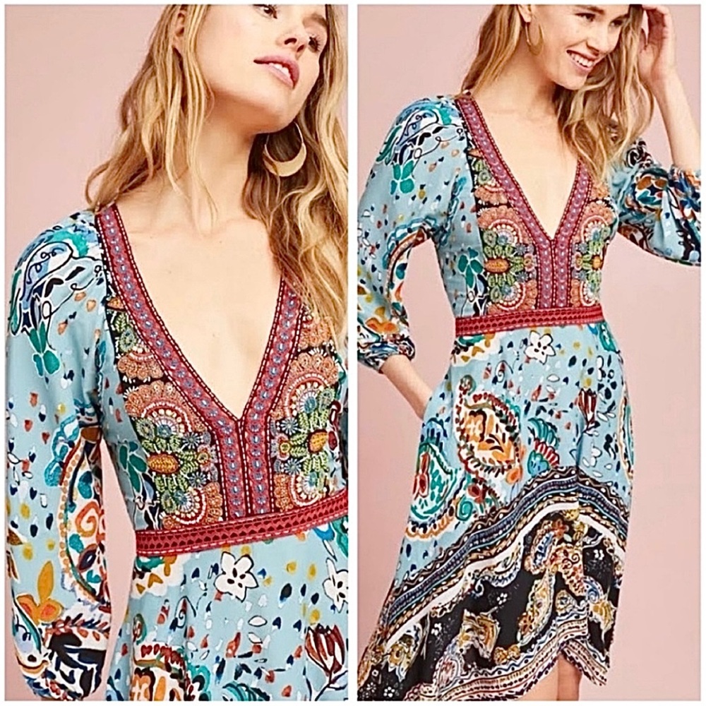 Akemi and kin beaded dress by Anthropologie. Size 6 great condition.